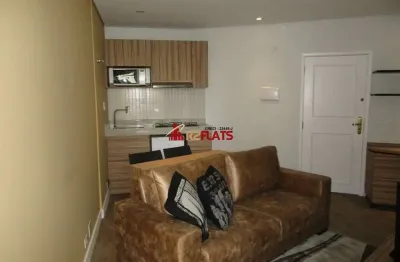 Flat com 1 quarto para alugar na Avenida Miruna, 399, Moema, São Paulo