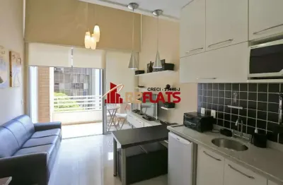 Flat com 1 quarto à venda na Rua Sansão Alves dos Santos, 56, Cidade Monções, São Paulo