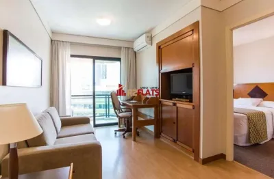 Flat com 1 quarto à venda na Rua Guararapes, 1889, Brooklin, São Paulo