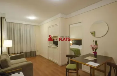 Flat com 1 quarto à venda na Rua Guararapes, 1889, Brooklin, São Paulo