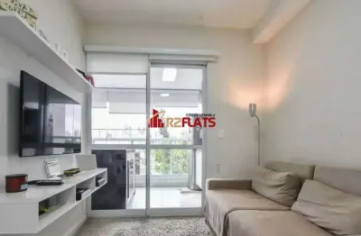 Flat com 1 quarto à venda na Avenida Santo Amaro, 3131, Brooklin, São Paulo