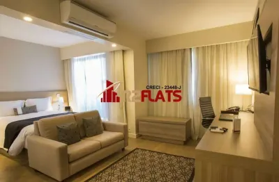 Flat com 1 quarto à venda na Rua Bandeira Paulista, 555, Itaim Bibi, São Paulo