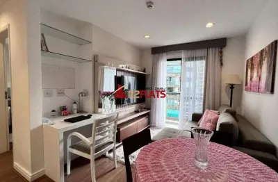 Flat com 1 quarto para alugar na Avenida Lavandisca, 365, Moema, São Paulo