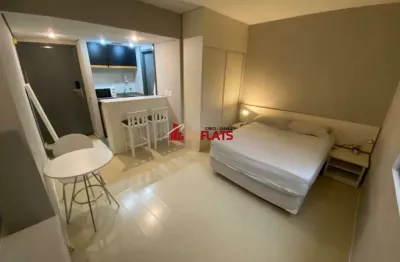 Flat com 1 quarto para alugar na Avenida Ibijaú, 364, Moema, São Paulo