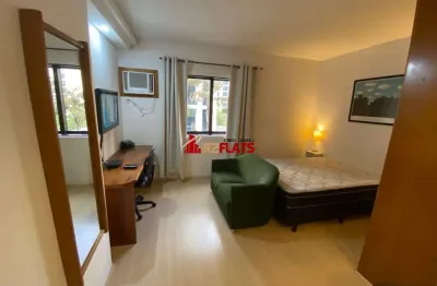 Flat com 1 quarto para alugar na Avenida Ibijaú, 364, Moema, São Paulo