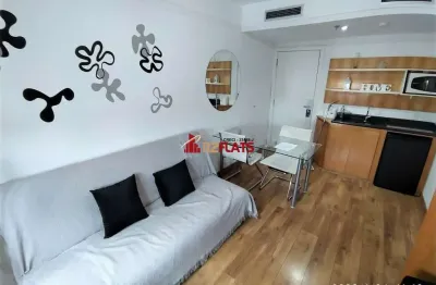 Flat com 1 quarto para alugar na Avenida Macuco, 595, Moema, São Paulo