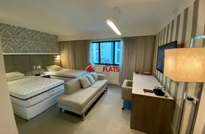 Flat com 1 quarto para alugar na Avenida Ibirapuera, 2534, Moema, São Paulo