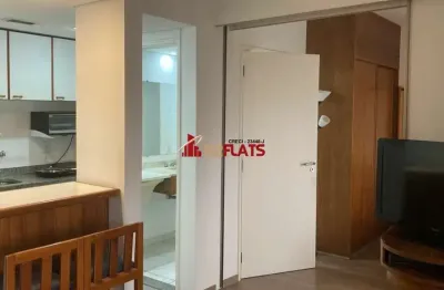 Flat com 1 quarto para alugar na Avenida Ibijaú, 364, Moema, São Paulo