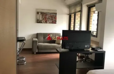 Flat com 1 quarto para alugar na Avenida Ibijaú, 364, Moema, São Paulo