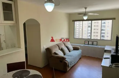 Flat com 1 quarto para alugar na Avenida Rouxinol, 763, Moema, São Paulo