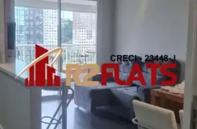 Flat com 1 quarto à venda na Rua Sansão Alves dos Santos, 343, Brooklin, São Paulo