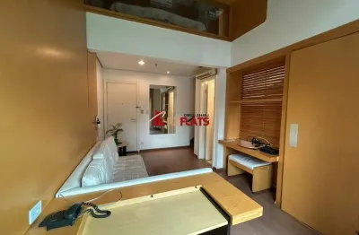 Flat com 1 quarto para alugar na Avenida Ibijaú, 355, Moema, São Paulo