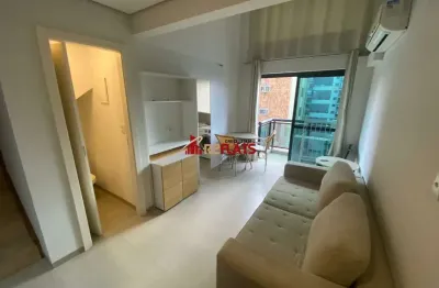 Flat com 1 quarto para alugar na Avenida Ibijaú, 355, Moema, São Paulo