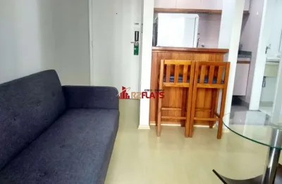 Flat com 1 quarto para alugar na Avenida Ibijaú, 364, Moema, São Paulo