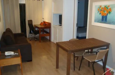 Flat com 1 quarto para alugar na Rua Guararapes, 1889, Brooklin, São Paulo