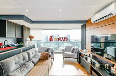 Flat com 2 quartos para alugar na Rua Henri Dunant, 846, Brooklin, São Paulo