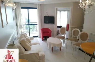 Flat com 2 quartos para alugar na Avenida Miruna, 320, Moema, São Paulo