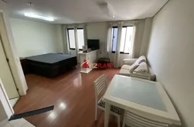 Flat com 1 quarto para alugar na Avenida Jamaris, 101, Moema, São Paulo