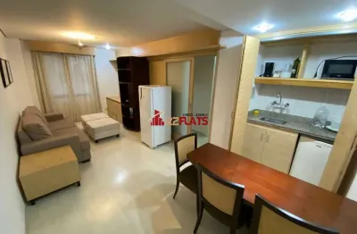 Flat com 1 quarto para alugar na Avenida Jamaris, 100, Moema, São Paulo