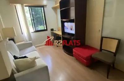 Flat com 1 quarto para alugar na Avenida Jamaris, 100, Moema, São Paulo