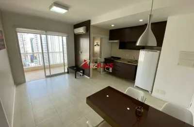 Flat com 1 quarto para alugar na Rua Sansão Alves dos Santos, 343, Brooklin, São Paulo