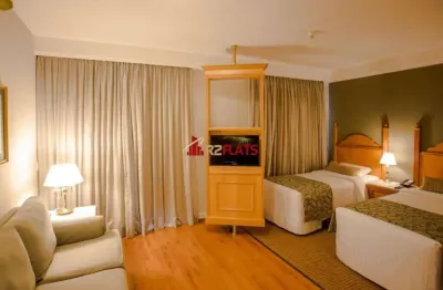 Flat com 1 quarto à venda na Avenida Jandira, 501, Moema, São Paulo