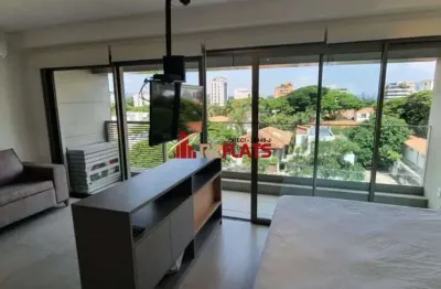 Flat com 1 quarto para alugar na Rua Oliveira Dias, 444, Jardins, São Paulo