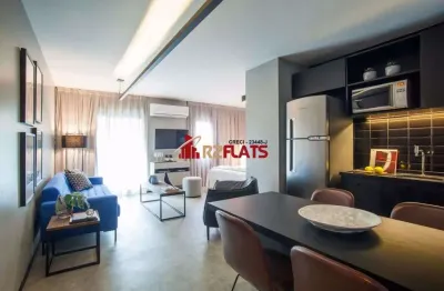 Flat com 1 quarto para alugar na Rua Guararapes, 1889, Brooklin, São Paulo