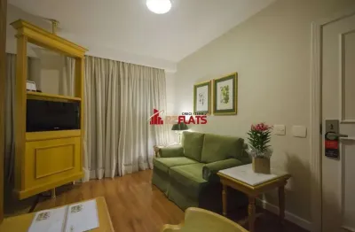 Flat com 1 quarto à venda na Avenida Jandira, 501, Moema, São Paulo