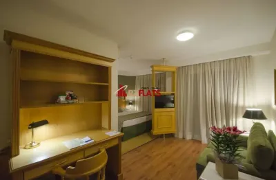 Flat com 1 quarto à venda na Avenida Jandira, 501, Moema, São Paulo