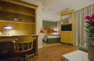 Flat com 1 quarto à venda na Avenida Jandira, 501, Moema, São Paulo