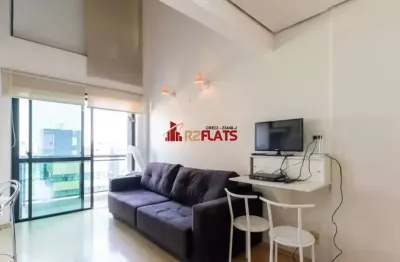 Flat com 1 quarto à venda na Avenida Ibijaú, 355, Moema, São Paulo