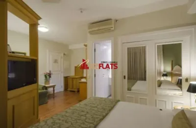 Flat com 1 quarto à venda na Avenida Jandira, 501, Moema, São Paulo