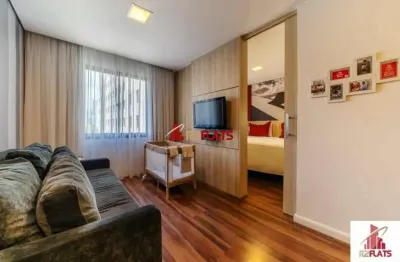 Flat com 1 quarto para alugar na Avenida Jamaris, 100, Moema, São Paulo