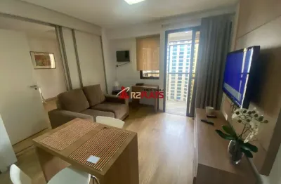 Flat com 1 quarto para alugar na Avenida Ibijaú, 364, Moema, São Paulo