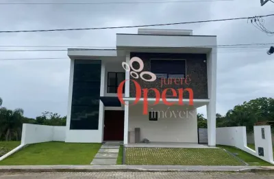 Casa em condomínio com 3 suítes à venda - lamim - florianópolis/sc