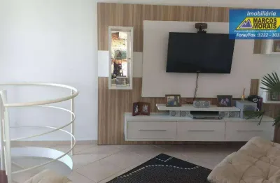 Cobertura com 3 dormitórios à venda, 150 m² por r$ 640.000 - jardim gonçalves - sorocaba/sp