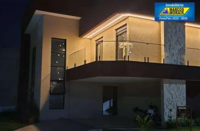Sobrado deslumbrante, 3 suítes(01 master), piscina, 4 vagas garagem