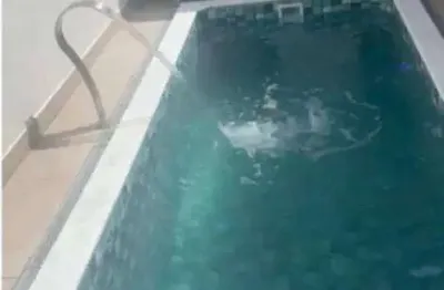 Lindíssima casa condomínio alto padrão -piscina com cascata.