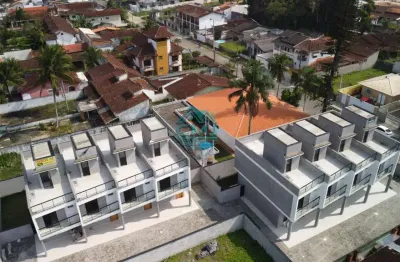 Sobrado em condomínio para venda em caraguatatuba, massaguaçu, 2 dormitórios, 2 suítes, 3 banheiros, 1 vaga
