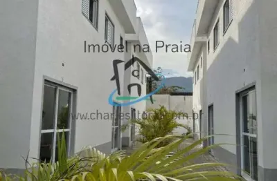 Sobrado em condomínio para venda em caraguatatuba, praia da tabatinga, 3 dormitórios, 1 suíte, 3 banheiros, 1 vaga