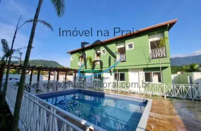 Sobrado em condomínio para venda em caraguatatuba, capricórnio ii, 2 dormitórios, 2 suítes, 3 banheiros, 1 vaga