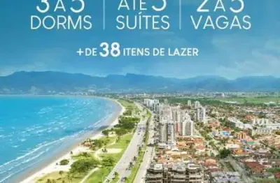 Apartamento para venda em caraguatatuba, praia do indaiá, 3 dormitórios, 1 suíte, 2 banheiros, 1 vaga