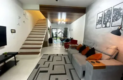 Sobrado em condomínio para venda em caraguatatuba, pontal de santa marina, 2 dormitórios, 2 suítes, 3 banheiros, 1 vaga