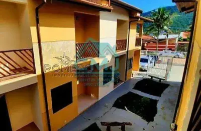 Sobrado em condomínio para venda em ubatuba, praia da maranduba, 2 dormitórios, 2 banheiros, 2 vagas