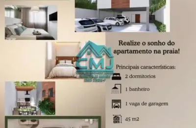 Apartamento para Venda em Caraguatatuba, Massaguaçu, 2 dormitórios, 1 banheiro, 1 vaga