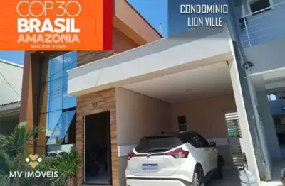 Casa para alugar no cond. lion ville - coqueiro - belém/pa