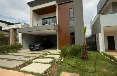 Casa de luxo no jardim imperial: sobrado novo com 4 suítes e 307m² de área em cuiabá-mt