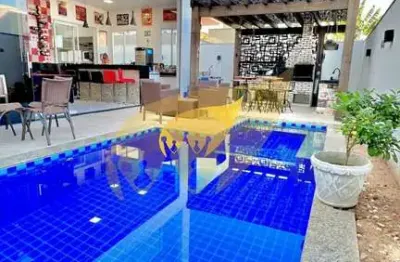 Imóvel de luxo à venda: sobrado no condomínio belvedere 1 em cuiabá-mt com 333,07m² de área - porteira fechada!