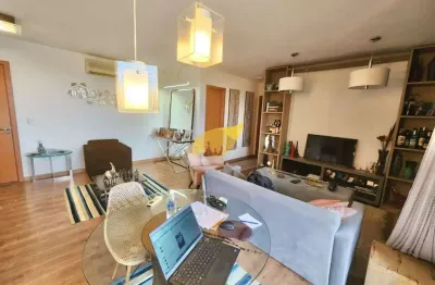 Apartamento de luxo no residencial paiaguás: 2 quartos, 1 suíte, 2 vagas de garagem - 76,50 m² - upper parque das águas.